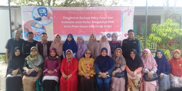 Pengmasy PKBK FK UMSU di Kelurahan Pangkalan Masyhur Kecamatan Medan Johor