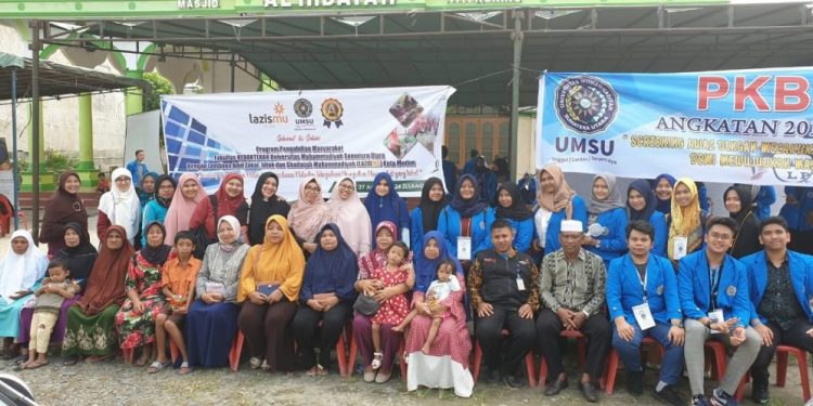 Pengmasy PKBK FK UMSU di Mesjid Al Hidayah Kelurahan Titi Kuning Kecamatan Medan Johor