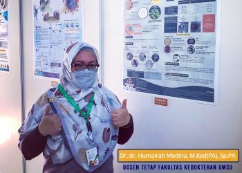 Dosen FK UMSU Dr. dr. Humairah Medina Liza Lubis, M.Ked.(PA), Sp. PA menjadi juri PIMNAS ke-34