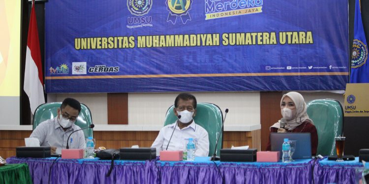 Silaturahim Pimpinan Universitas dan Dekan FK UMSU periode 2021-2025 dengan Pimpinan Rumah Sakit Umum Muhammadiyah