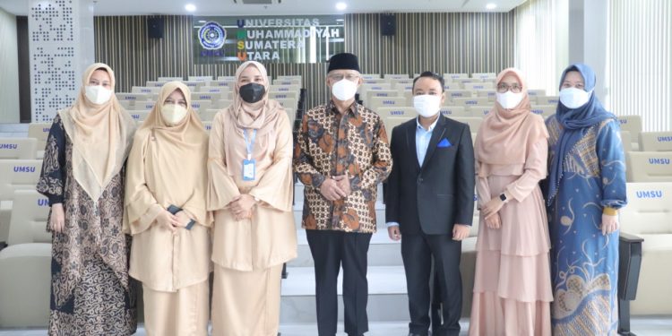 Kunjungan Ketua Umum PP Muhammadiyah Prof. Dr. K. H. Haedar Nashir, M.Si ke Fakultas Kedokteran UMSU