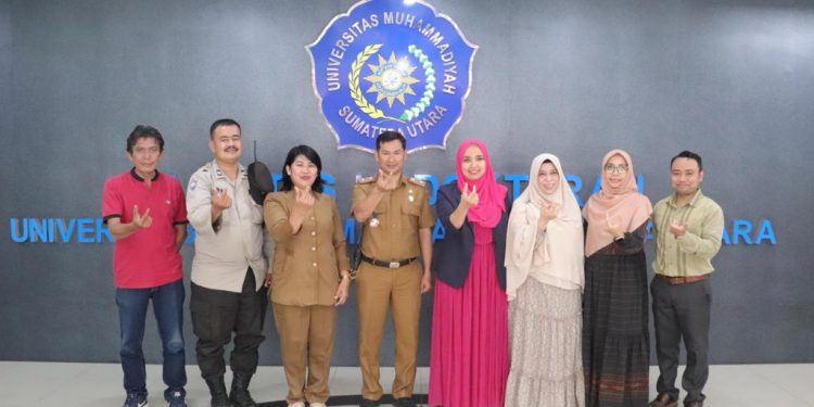 Audiensi Lurah Teladan Barat dan Dekan FK UMSU