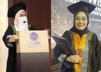 Mahasiswi UMSU Asal Singapura dan Malaysia Diwisuda