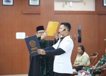 FK UMSU Yudisium 17 Dokter : Rektor Apresiasi Prestasi Retaker UKMPPD Terendah dan Buka Prodi Spesialis Baru
