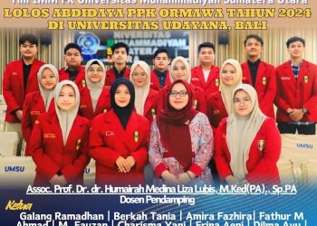 Tim Fakultas Kedokteran Universitas Muhammadiyah Sumatera Utara Lolos Abdidaya