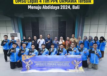 UMSU LEPAS 4 TIM PPK ORMAWA TERBAIK MENUJU ABDIDAYA 2024, BALI