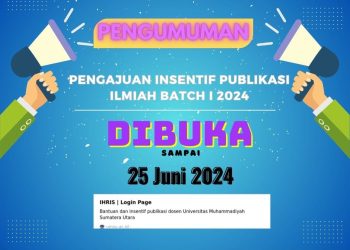 Pengajuan Insentif Publikasi Ilmiah Batch I tahun 2024