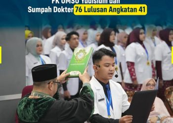FK UMSU YUDISIUM DAN SUMPAH DOKTER 76 LULUSAN ANGKATAN 41
