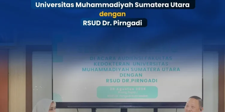 Tingkatkan Sinergi Tri Dharma, FKIK UMSU dan RSUD Dr. Pirngadi Medan Gelar Audiensi Strategis