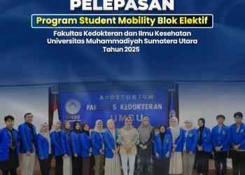 FKIK UMSU Lepas 31 Mahasiswa Dokter untuk Program Student Mobility 2025