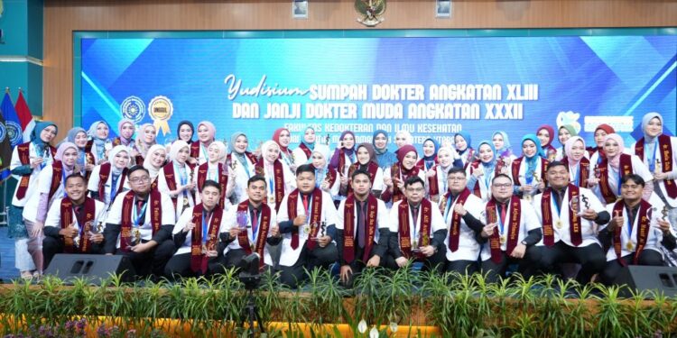 FKIK UMSU Gelar Yudisium dan Janji Dokter Muda