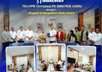 Perkuat Sinergi, PPK Ormawa PK IMM FKIK UMSU Audiensi dengan Bupati Batubara