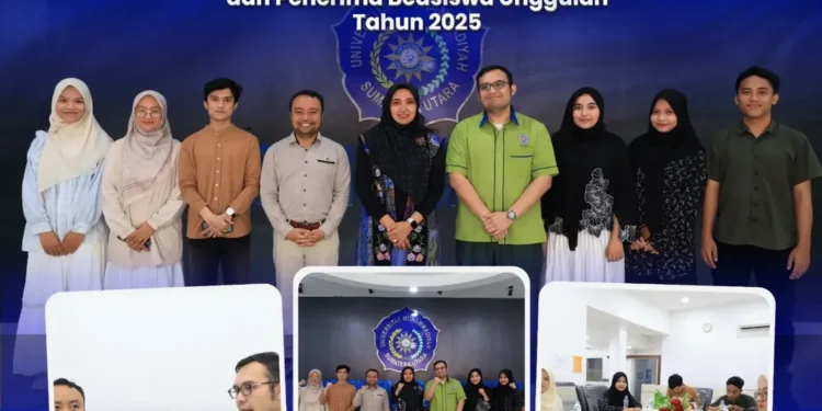 FKIK UMSU Apresiasi Prestasi Mahasiswa melalui Silaturahmi Pimpinan dengan Delegasi RMO dan Penerima Beasiswa Unggulan