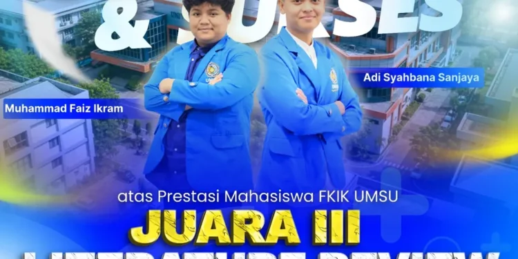 FKIK UMSU Bangga! Dua Mahasiswa Raih Juara III Literature Review di Ajang Nasional