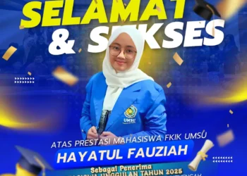 Mahasiswi FKIK UMSU, Hayatul Fauziah, Raih Beasiswa Unggulan Kemdikbud 2025