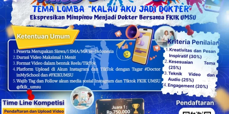 FKIK UMSU Gelar “Doctor In My School – Video Challenge”, Ajak Pelajar Eksplorasi Mimpi Jadi Dokter