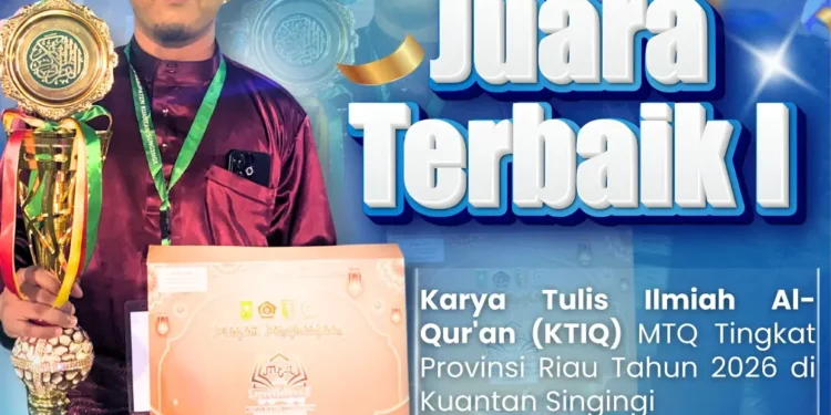 Mahasiswa FKIK UMSU Raih Juara 1 Karya Tulis Ilmiah Al-Qur’an di MTQ Provinsi Riau 2026