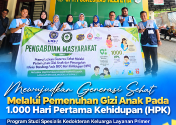 PPDS KKLP FKIK UMSU Angkatan I Gelar Pengabdian Masyarakat di Puskesmas Helvetia