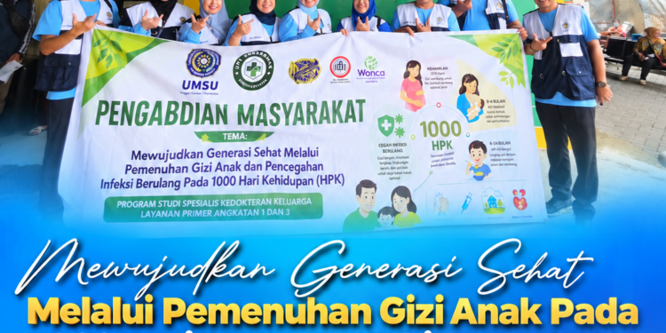 PPDS KKLP FKIK UMSU Angkatan I Gelar Pengabdian Masyarakat di Puskesmas Helvetia